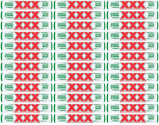 36 x Xxx Extra Strong Peppermints 40.5G