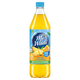 12 x Mi Wadi Orange & Pineapple Nas 1Ltr