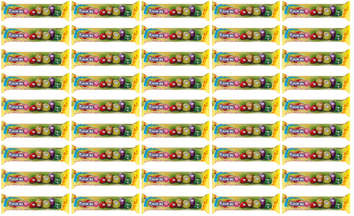 45 x Zed Bubblegum Rainblow
