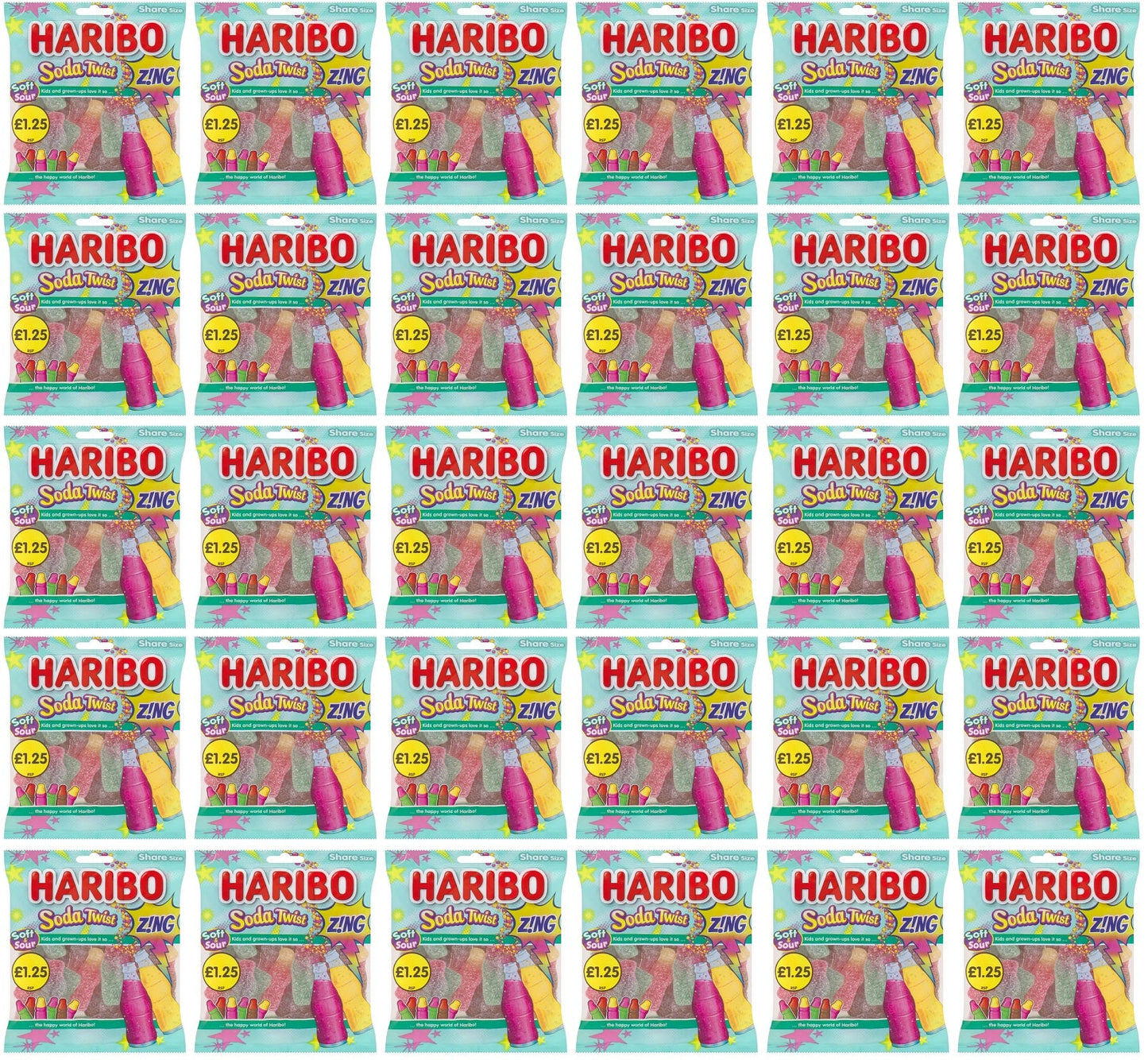 30 x Haribo Soda Twist 140G