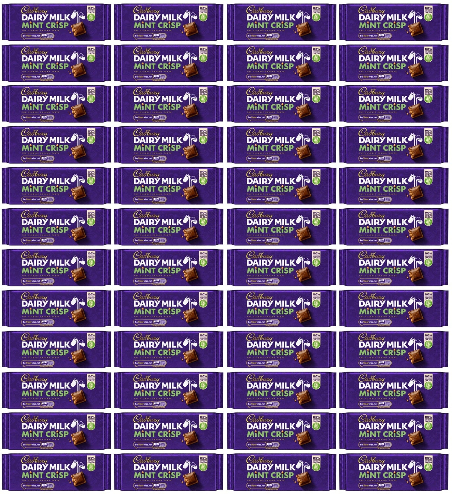 48 x Cadbury Dairy Milk Mint Crisp 54G
