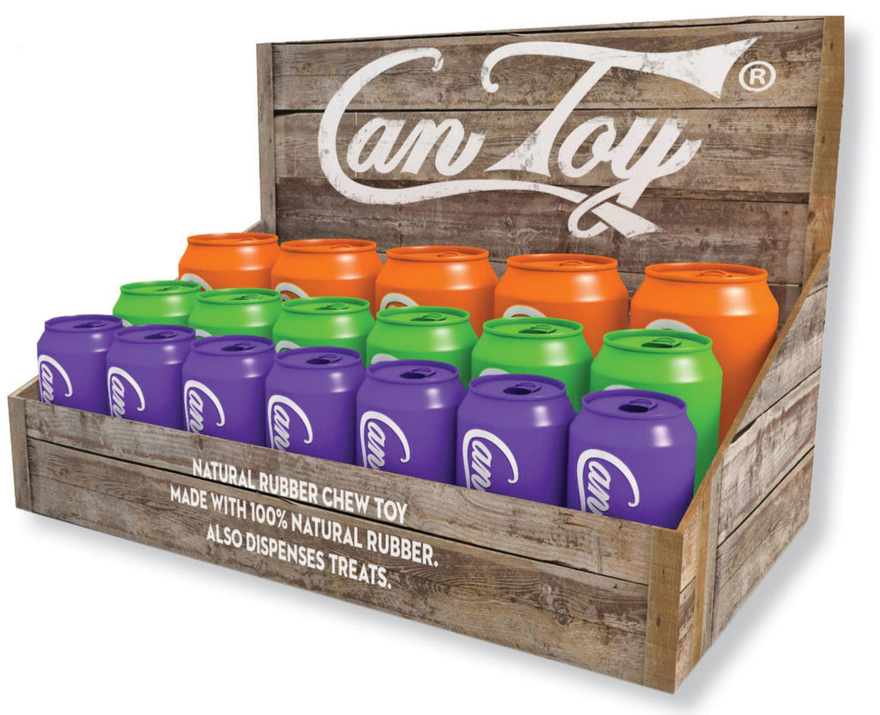 Can Toy Display Case - Contains 7 x Medium 6 x Large 5 x Xlge