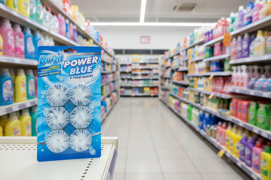 36 x Duzzit Power Blue Toilet Block - 6 Pack