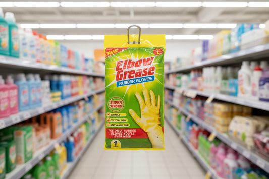 18 x Elbow Grease Rubber Gloves Large