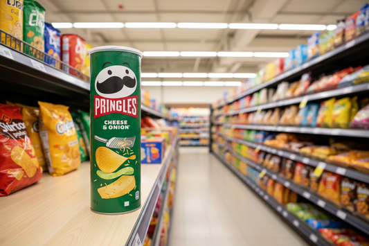 19 x Pringles Cheese & Onion - 165Gm