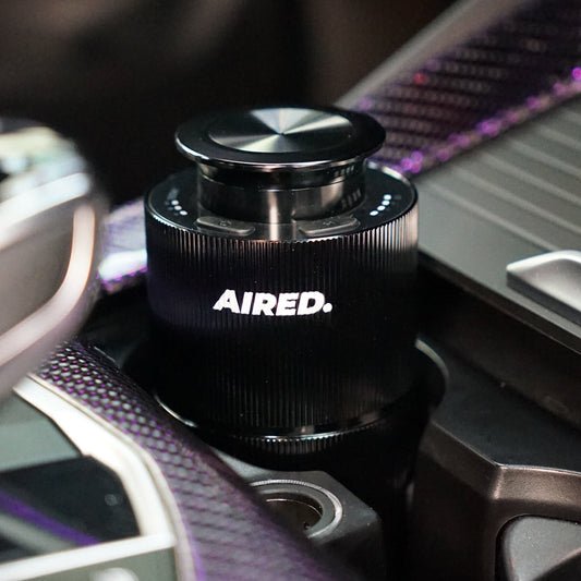 PRO1 In-Car / Home Mini Luxury Electronic Rechargeable Essential Oils Diffuser By AIRED. (BLACK)