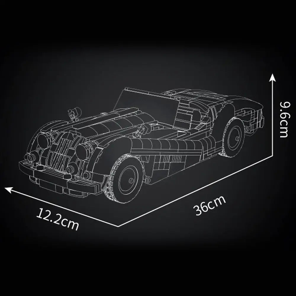 Mould King XK140 OTS Sports Car 10236