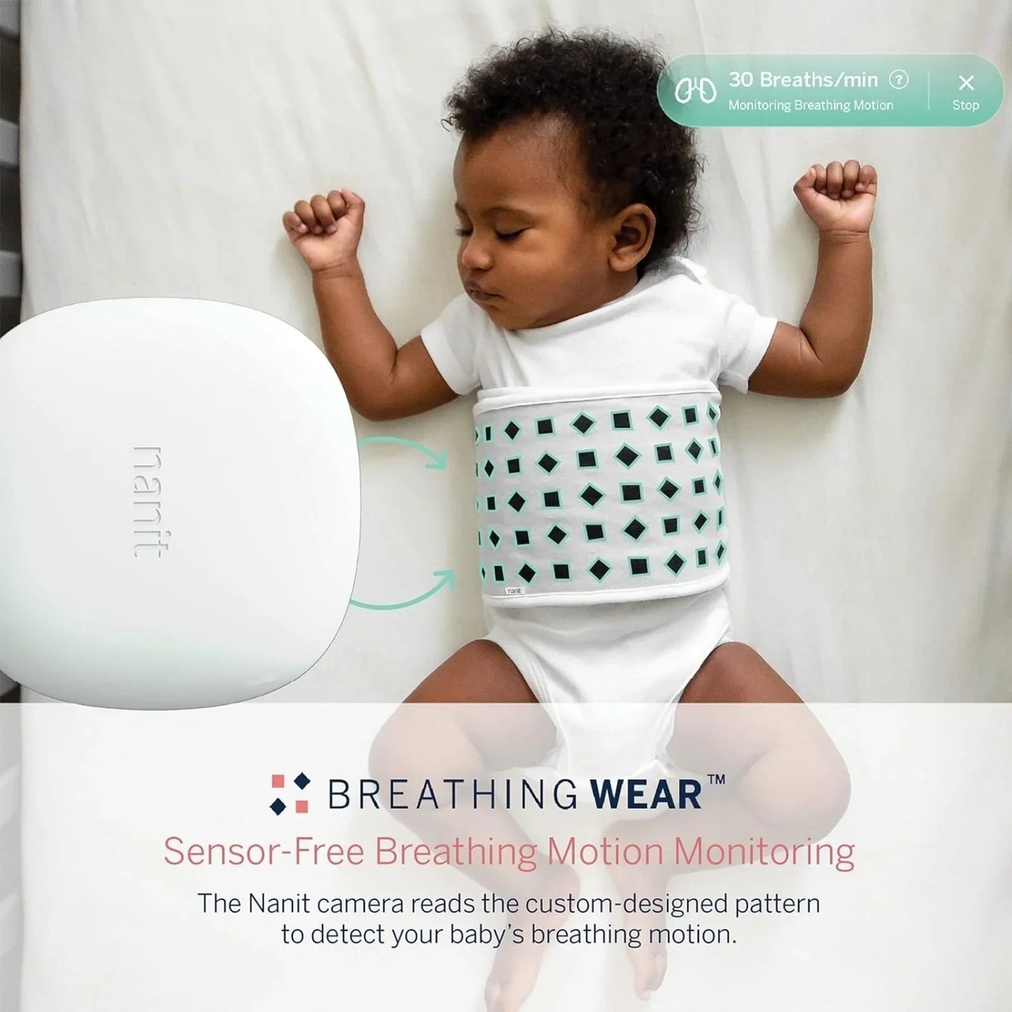 Nanit Pro Baby Monitor & Wall Mount