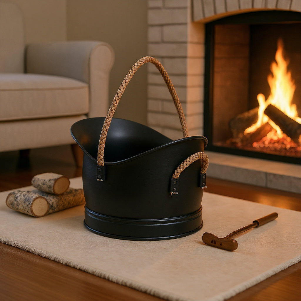 BLACK COAL BUCKET
