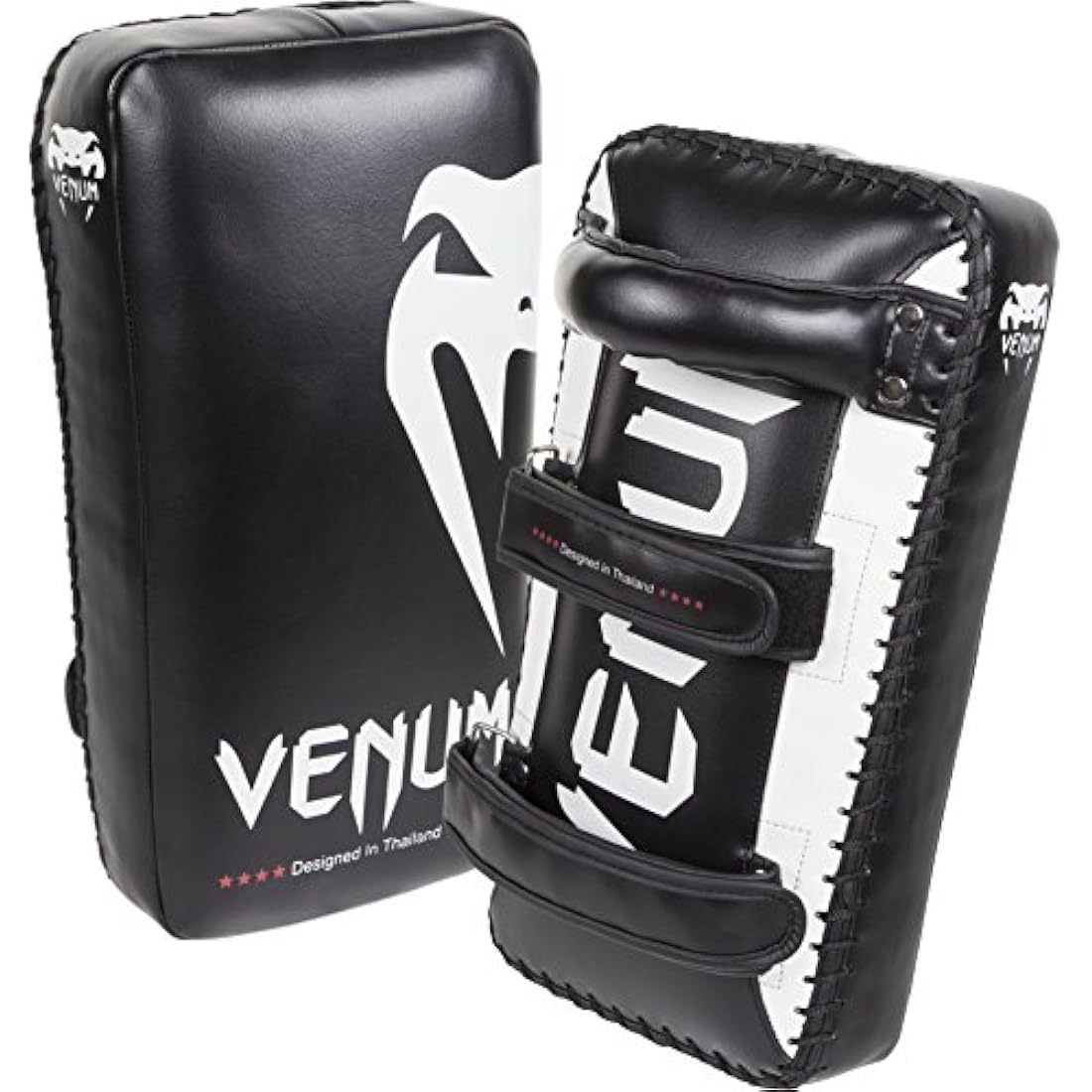 Venum, Giant Kick Pads, Unisex Adult, One Size, Black/Ice