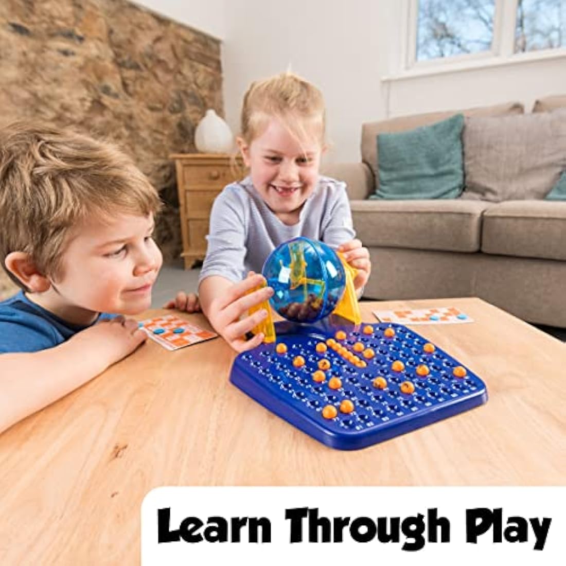 Toyrific | Complete Classic Bingo Game Set, Traditional Family Game, Educational 72 Cards and 90 Numbered Balls for Children and Adults