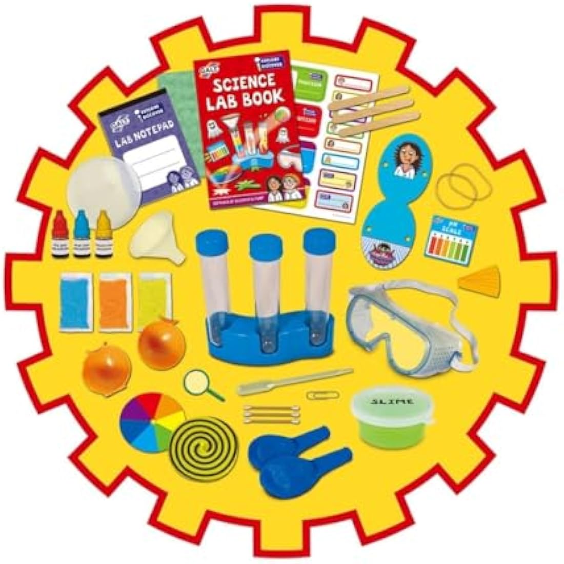 Galt Science Lab - Explore and Discover Science Kit for Kids, Childrens Craft Set - 20 Fun STEM Science Experiments and Guide Book - Make a Kaleidoscope, Lava, Bouncy Ball and More - For Ages 6 Plus
