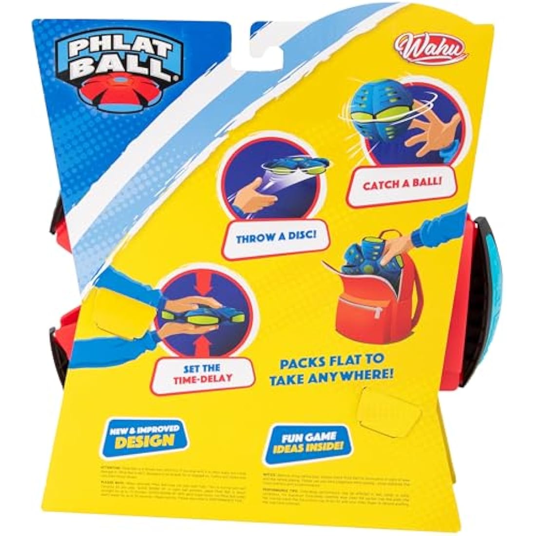 Phlat Ball WAHU Large (23cm) | Throw a Disc... Catch a Ball | Outdoor Garden Toy | Ages 5+