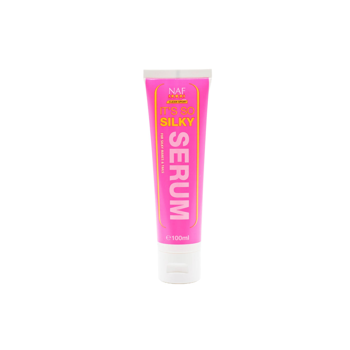 NAF It?s So Silky Serum 100ml ? Detangling & Conditioning Serum for Horse Manes & Tails ? Leaves a Soft, Glossy Finish ? Non-Greasy & Easy to Apply