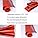 TEN-HIGH Red Silicone Rubber Sheet, 1000mm x 1000mm High Temperature Resistant Anti-collision Silicone Rubber Board(Thickness: 3mm),Used for Make Gaskets and Seals.