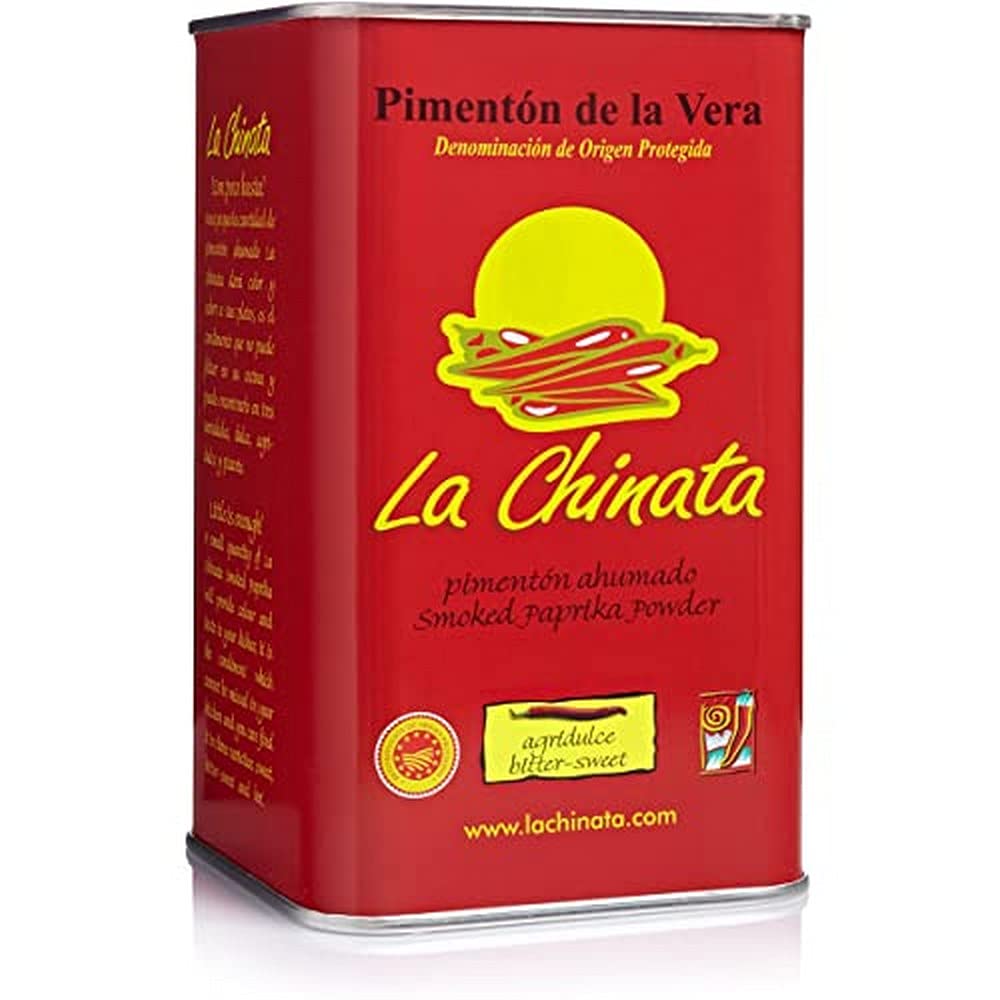 Bitter-Sweet Tin Smoked Paprika Powder "La Chinata" (750 grams Tin)