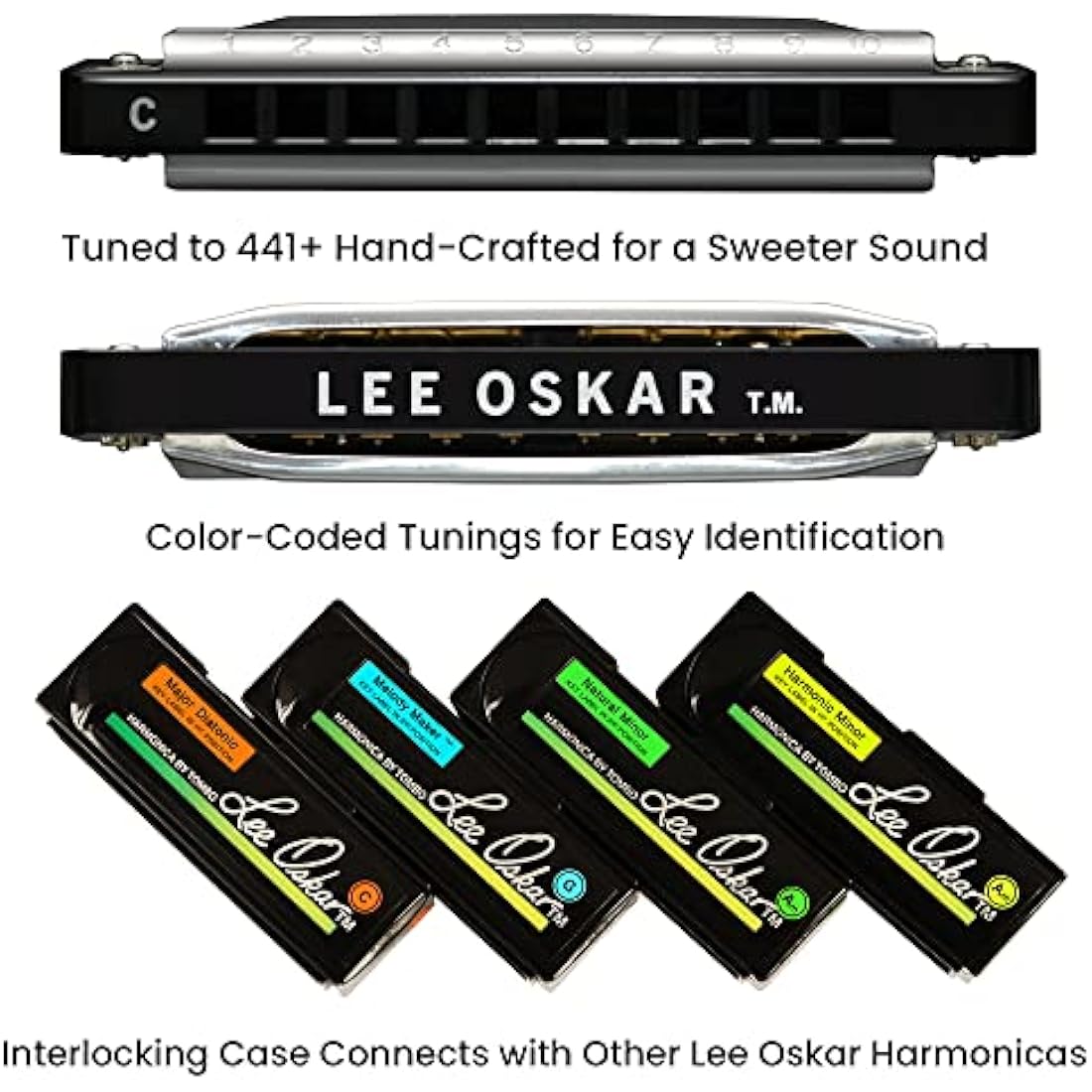 Lee Oskar Major Diatonic Harmonica in C