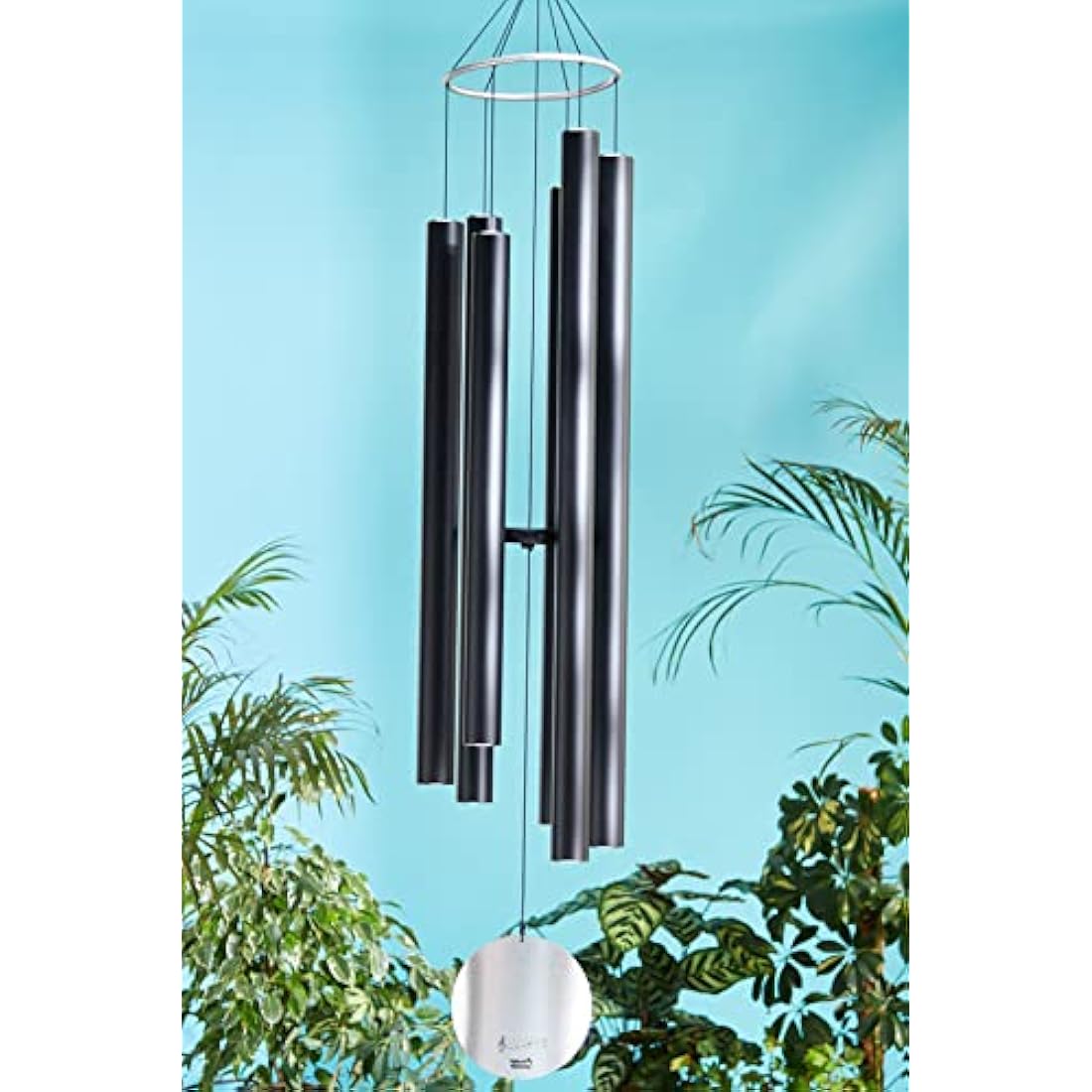 NATURE'S MELODY - Aureole Tunes Wind Chime Approx. 65 Inches/Approx. 165 cm Black