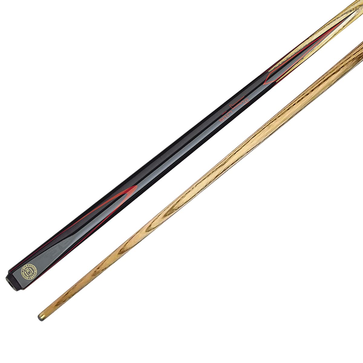 BCE Mark Selby 2 Piece North American Ash Snooker/ Pool Cue- 145cm- 9.5mm tip with soft case