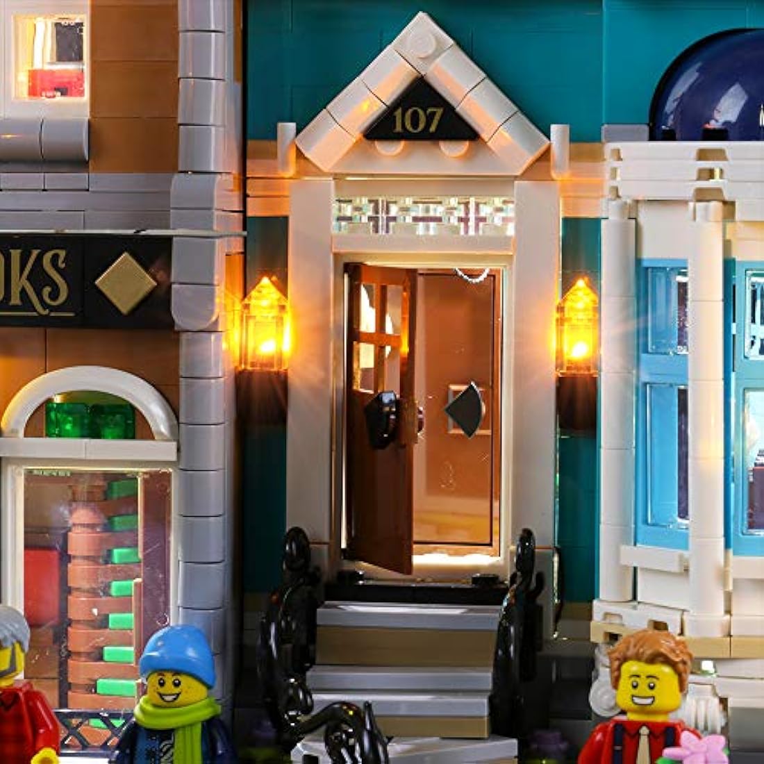 BRIKSMAX Led Lighting Kit for LEGO Bookshop, Compatible with LEGO 10270 Building Blocks Model