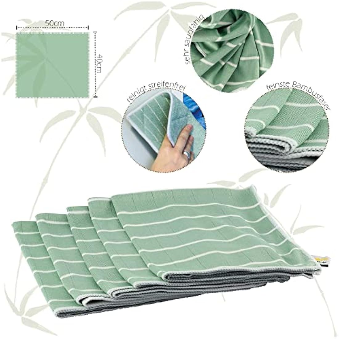 Bamboo Wash Cloth, Set of 12