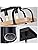 WUZUPS 3-Light Metal Pot Hanging Rack Chandelier Imitation Light Wood Grain Linear Pendant Ceiling Lighting Rustic Farmhouse Fixture Kitchen Island Dining Room, H25 x L63 x W30, E27 Base, Black