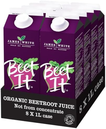 Beet It Organic Beetroot Juice (1 Litre x 8) Picked and Pressed
