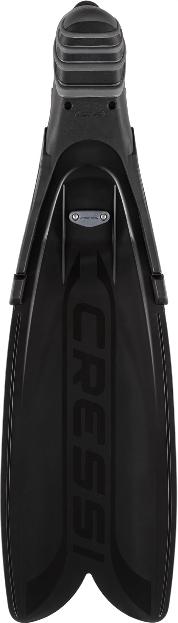 CRESSI Gara Turbo Flex Fins Black 36/37 - Unisex Lightweight Reactive High Performance Fins Gara System with Interchangeable Blades for Diving, Apnea,