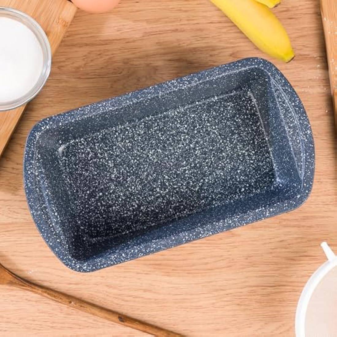 Russell Hobbs COMBO-5437 Nightfall Stone Non-Stick 6-Piece Bakeware Set – Includes Pizza Tray, Baking Tray, Roaster, Loaf Pan and Baking Tins, Durable Carbon Steel Ovenware, Oven Safe Up to 220°C