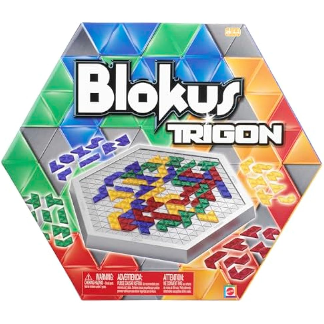 Blokus Trigon Board Game, Family Game for Kids and Adults, Use Strategy to Block Your Opponent, Easy to Learn, R1985