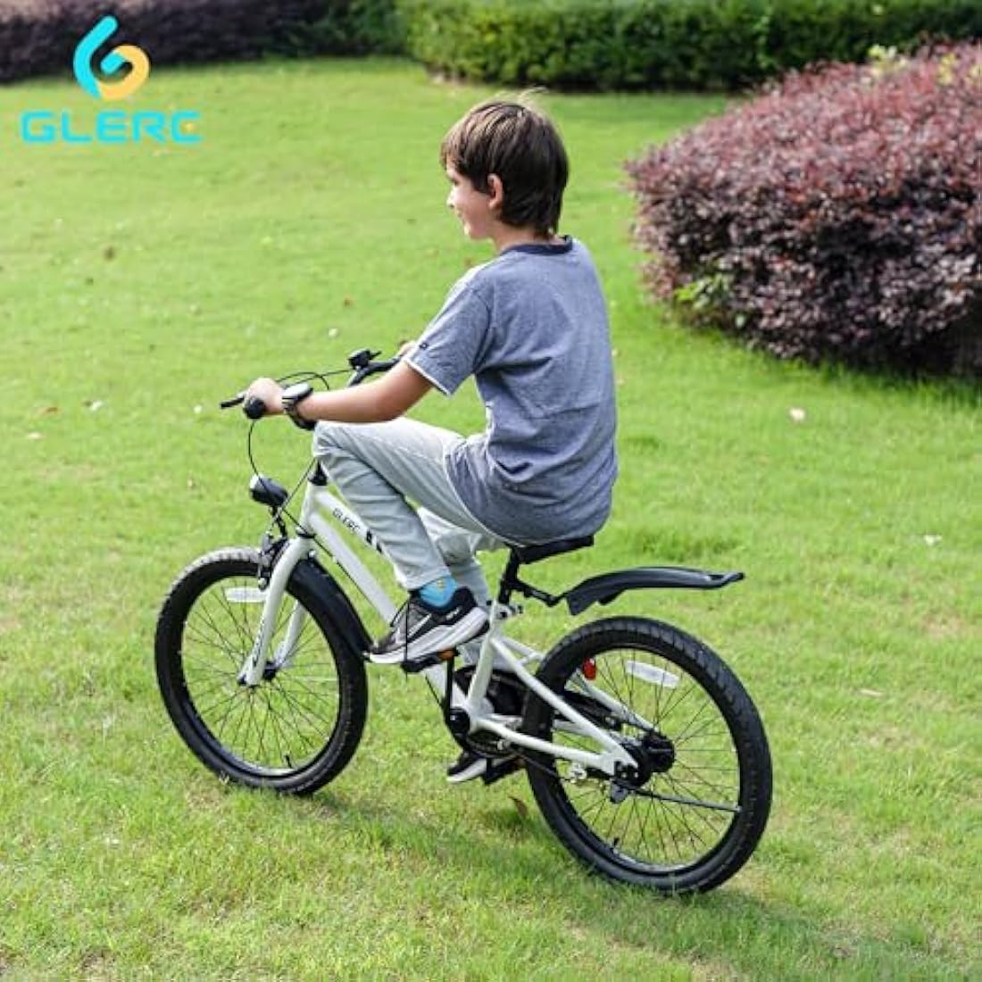 Glerc Fantacy 20 Inch Kids Bike for 2-14 Years Old Boys Girls with Water Bottle Holder & Stabilisers, Multiple Colors