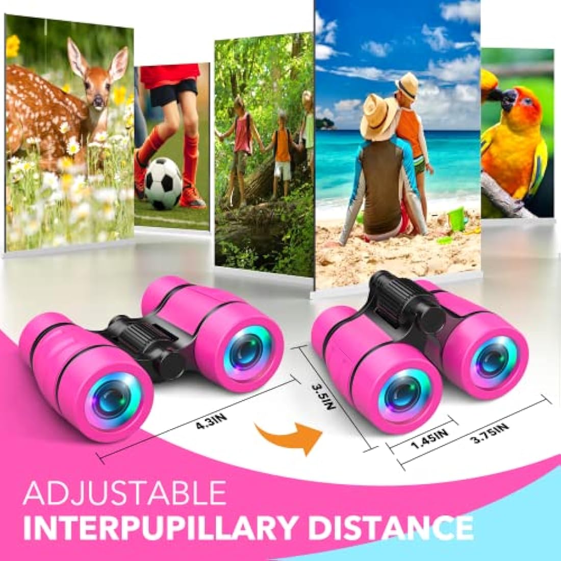 Girls Toys Age 3-9, Binoculars Kids Gifts for Girls Toys 3-9 Year Old Boy Girls Birthday Presents 3-7 Year Old Girl Gifts Toys for 3-7 Year Old Girls Outdoor Toys Kids Toys kids Travel Activity Packs1