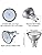 Allesgute 4 Way LED Ceiling Spot Fittings Square Kitchen Brushed Chrome Spotlights Ceiling Mounted, with 4 X GU10 Bulbs Warm White 3000K 5W