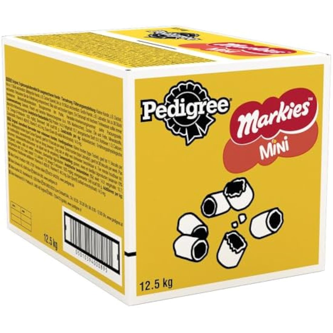 Pedigree Markie Mini - Dog Trests - Biscuit Dog Treats with Marrowbone for Small Dogs - 12.5 kg
