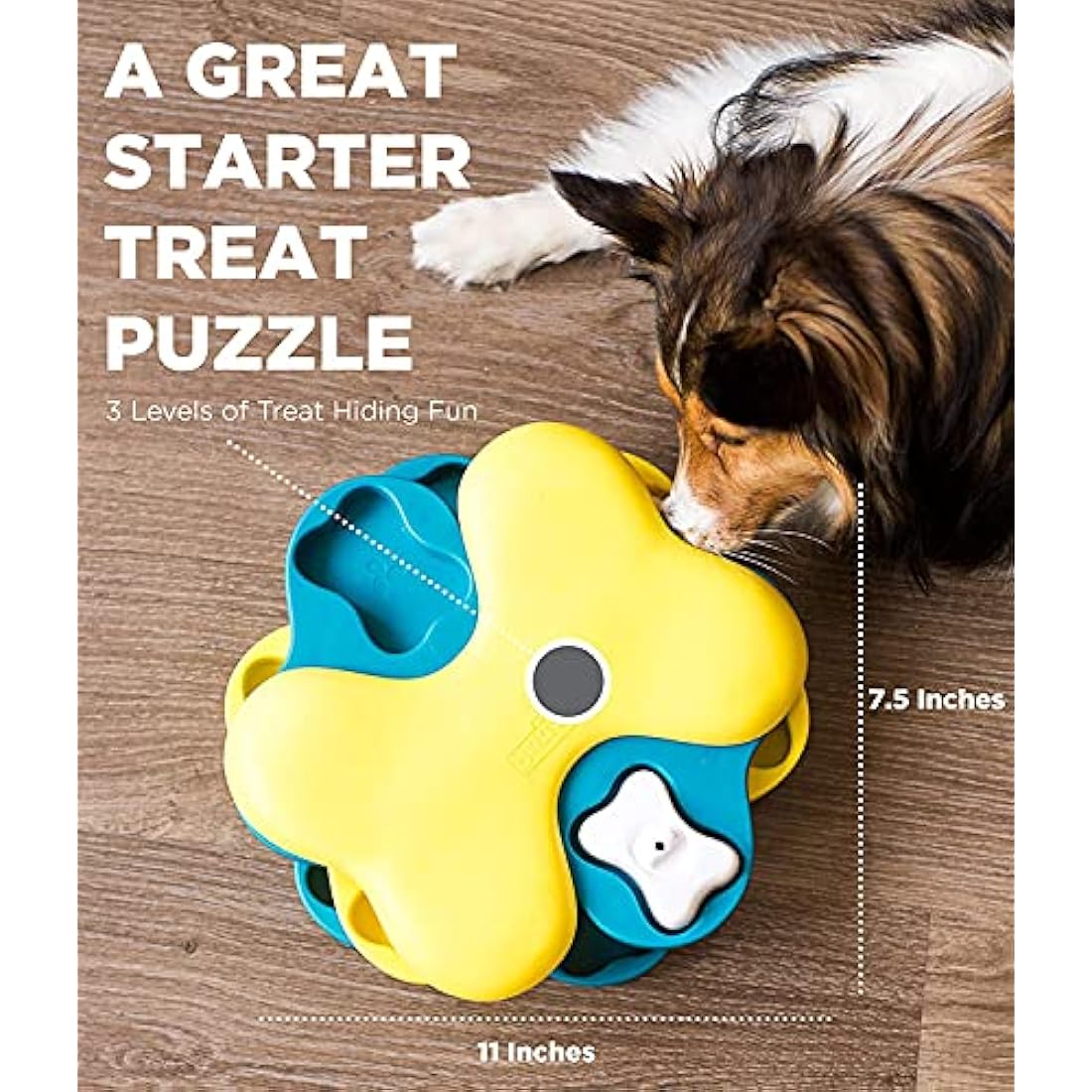 Outward Hound Nina Ottosson Interactive Dog Toys - Medium Level 2 - Dog Puzzle Toys & Treat Dispenser for Boredom Relief, Mental Stimulation & Dog Enrichment - Reduces Anxiety, Engages Smart Dogs