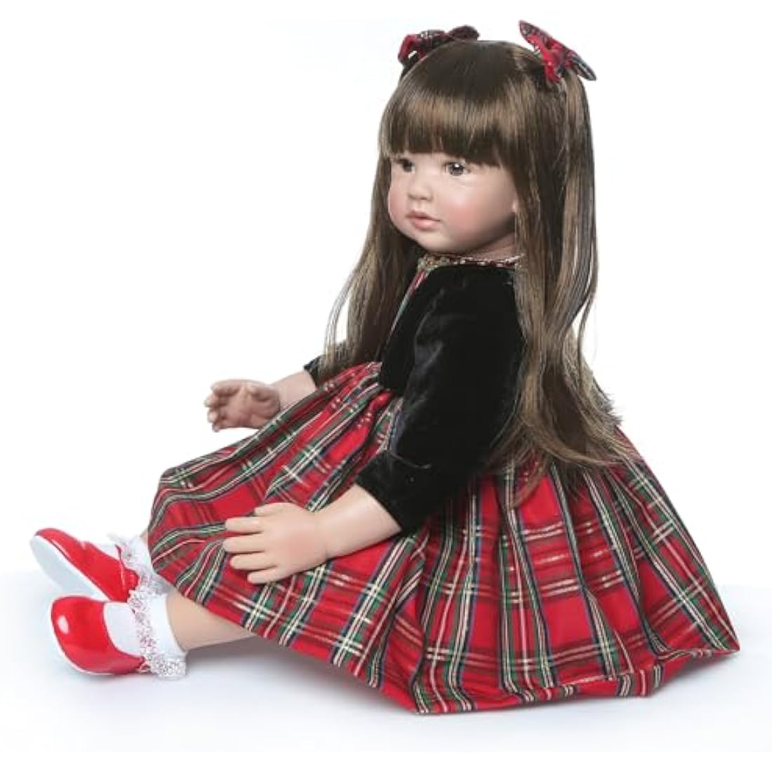 ZIYIUI Realistic Reborn Baby Dolls 24 Inch 60 Cm That Baby Looks Real Doll Soft Silicone Vinyl Reborn Girl Toddler Birthday Gift Toys