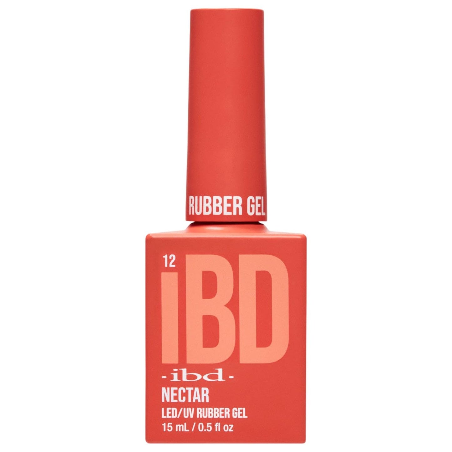 IBD Rubber Gel - Nectar - 15 ml - Made in USA - Premium Nail Polish for Durable, Natural Manicure and Smooth Nails - LED/UV Varnish
