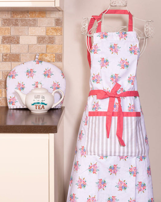 Amelie Assorted Cotton Apron with Floral Print