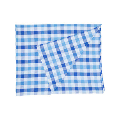 Blue Check Tablecloth | Thread and Loom