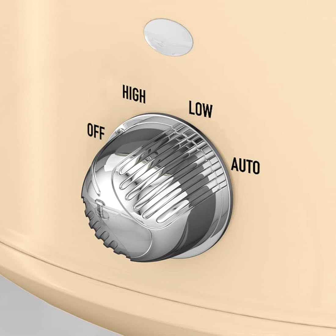 Swan SF17021CN Retro Slow Cooker with 3 Temperature Settings, Keep Warm Function, 3.5L, 200W, Retro Cream