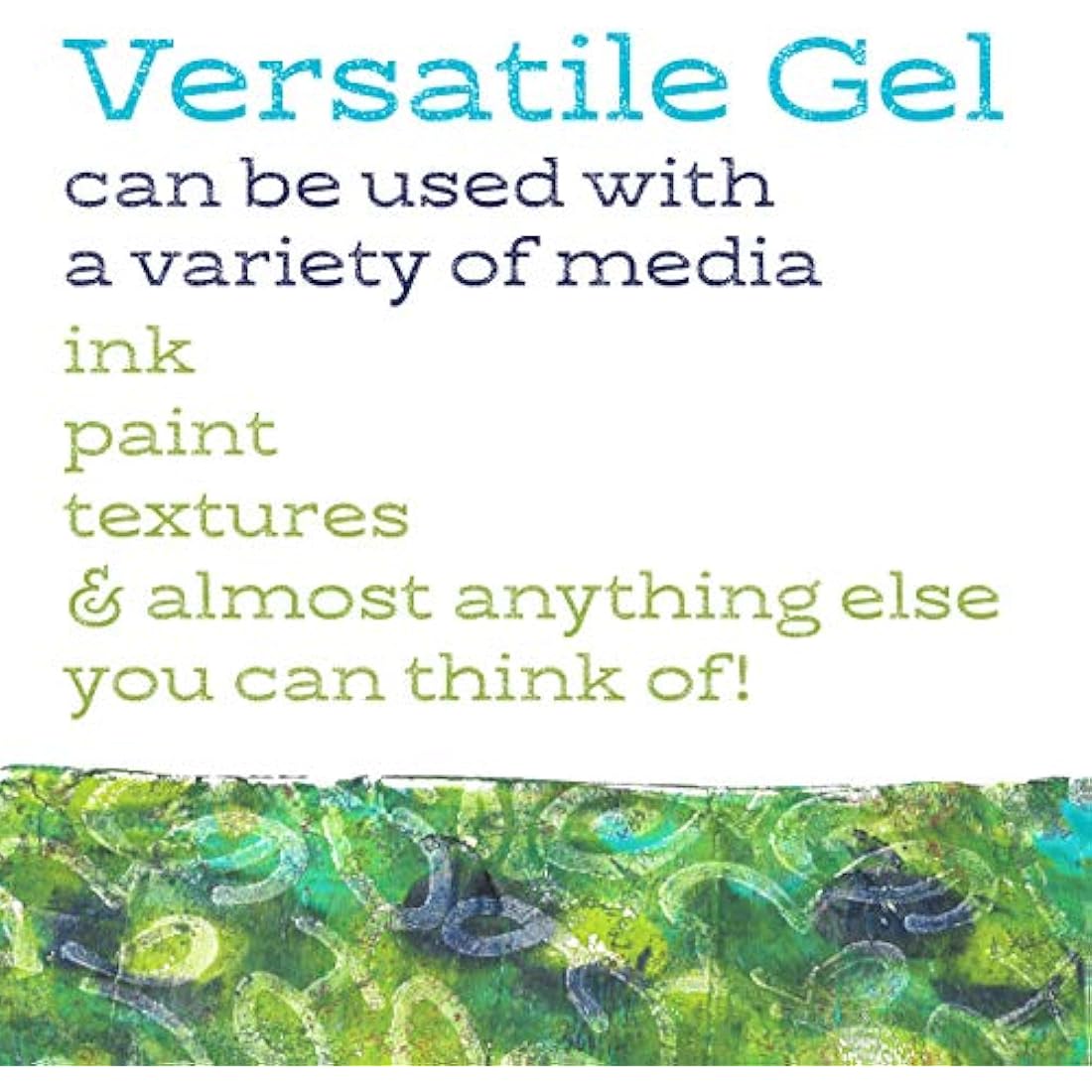 Gel Press Monoprinting Print Plate - 12” X 14” (30.5 X 35.6 cm) Gel Plate - Printmaking Supplies - Reusable Gel Printing Plates for Press Art for Card Making, Scrapbooking, Journaling, Arts & Crafts