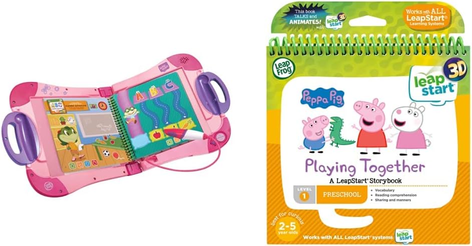 LeapFrog LeapStart Electronic Book, peppa pig story, New but missing USB cable, tested, scruffy box