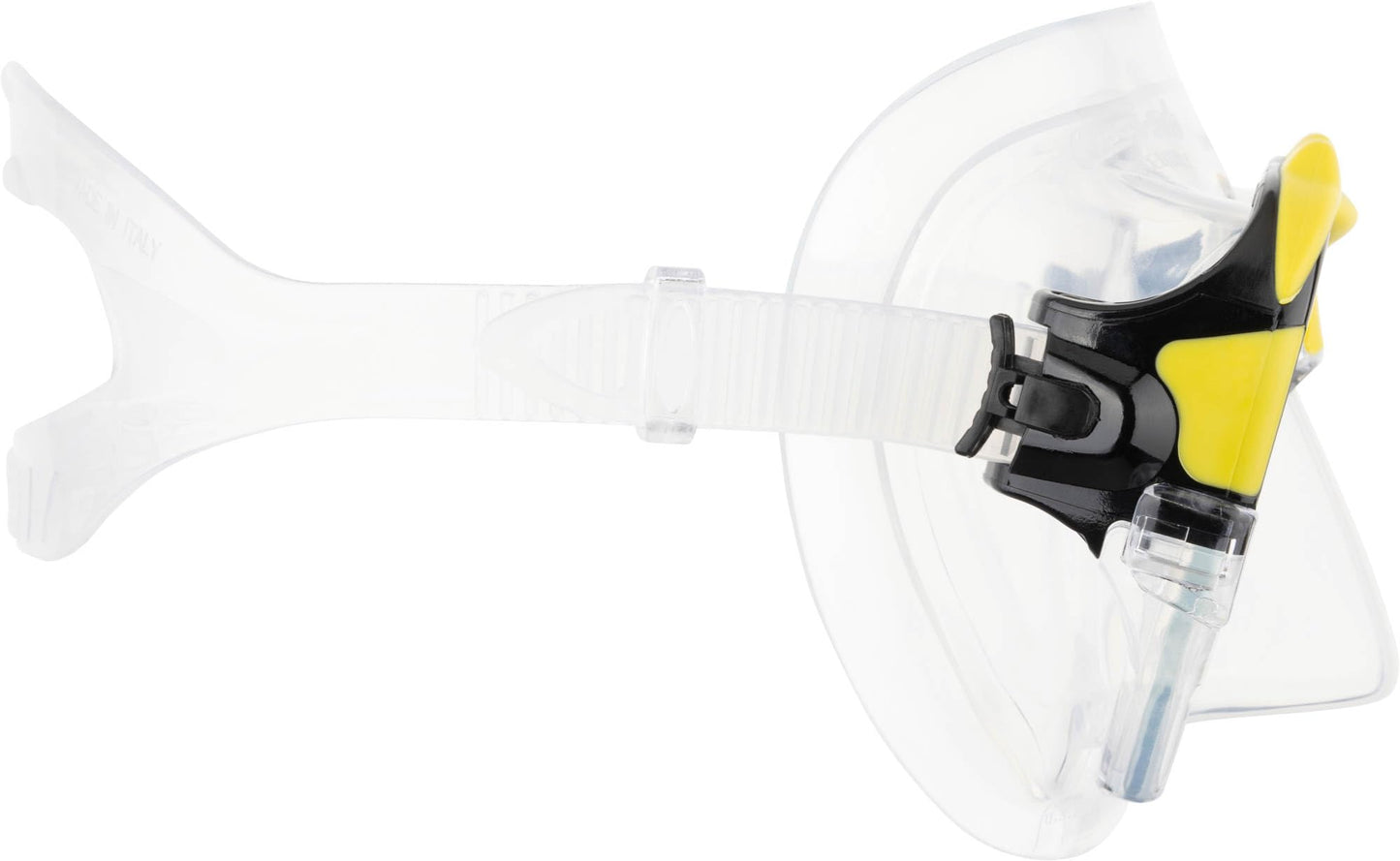 Cressi Adult Matrix Snorkelling Mask - Clear/Yellow