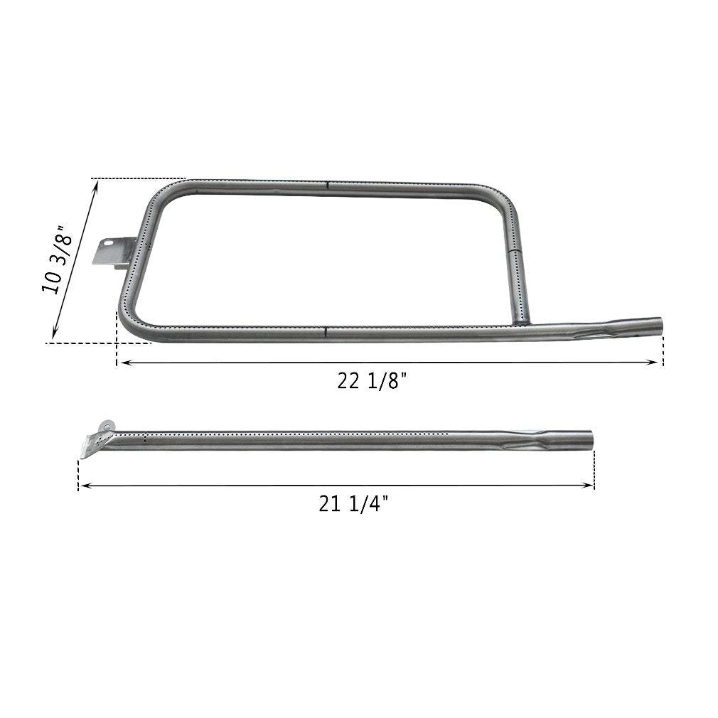onlyfire Stainless Steel Burner Tube Fits for Weber Q300/Q3000 Series Gas Grill (Replacement Part of 60036/80387/ 65032)