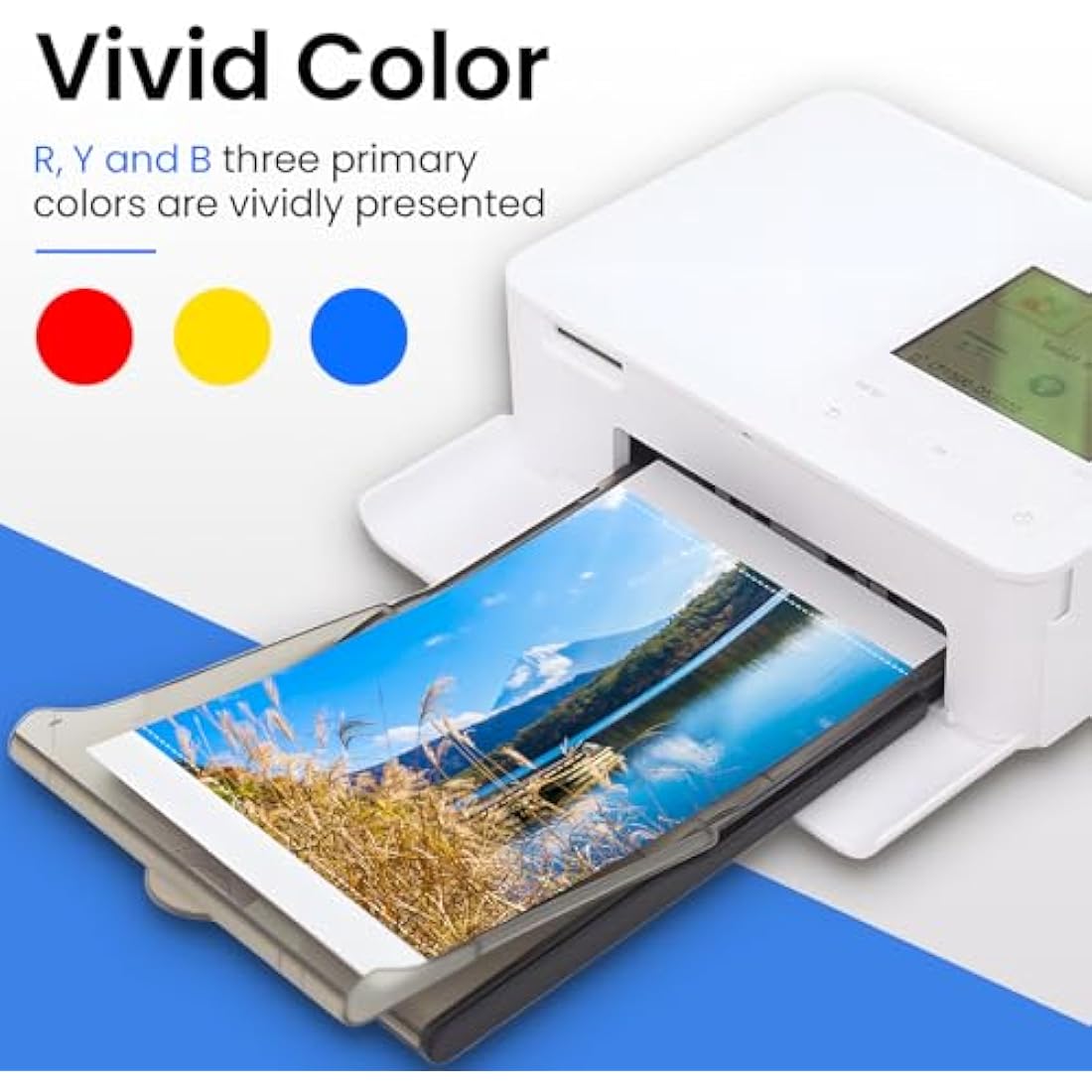 Compatible with Canon Selphy CP1500 RP-108 Color Ink/Paper Set, for Selphy CP1500 CP1300 CP1200 CP1000 CP910 CP820 Printer, 2 Ink Cartridges and 108 Photo Papers, RP-108IN 10cm x 15cm
