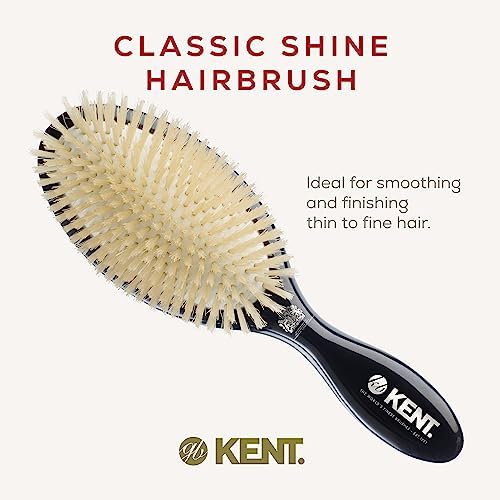 Kent Large Pure Soft White Bristle Cushioned Brush - CSGL (PACK OF 1)