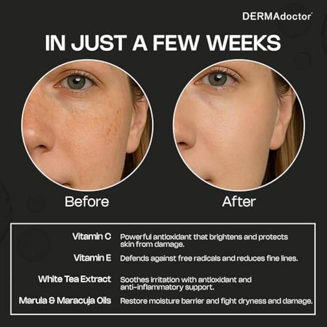 DERMAdoctor Kakadu C Evening Oil – Brightening Night Oil for Uneven Tone, Fine Lines, and Radiant Skin – 30 Millilitres (20241-7)