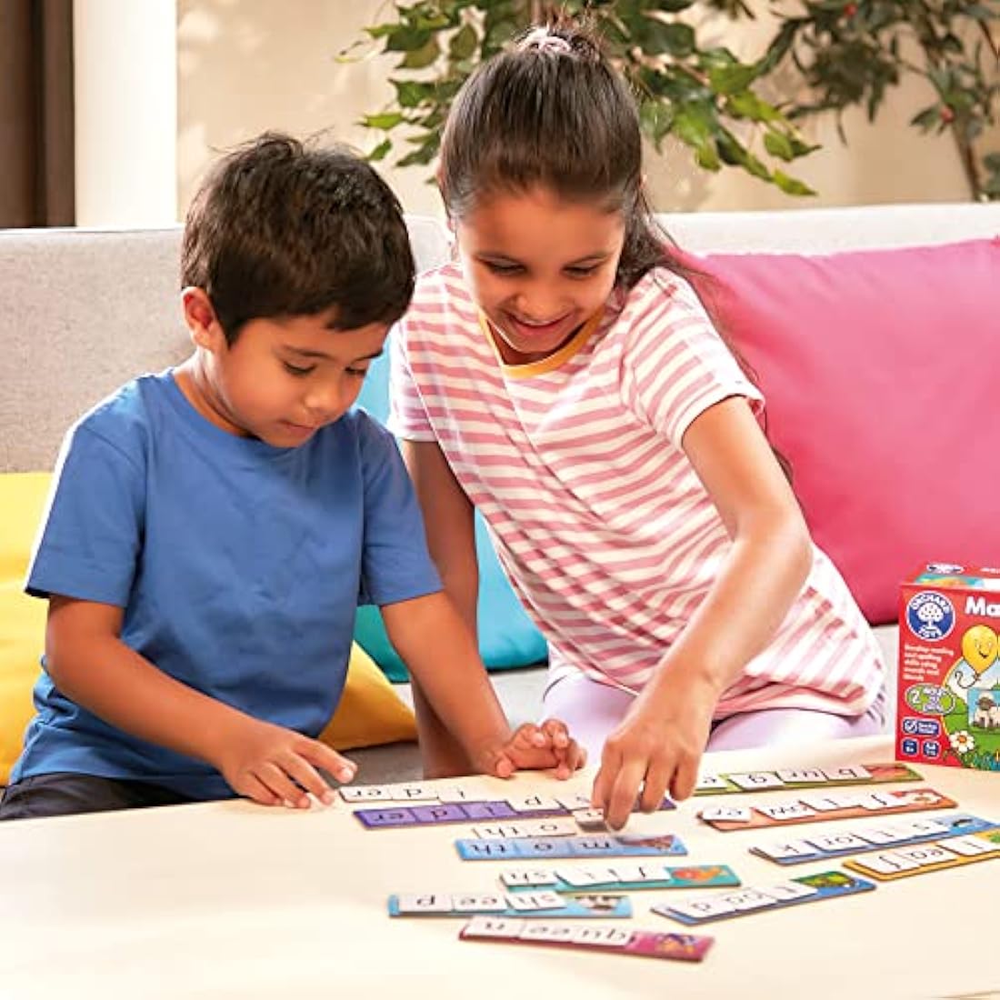 Orchard Toys Match and Spell Next Steps, Educational Spelling Game Age 5+, Helps Teach Phonics and Word Building using Sounds and Blends.