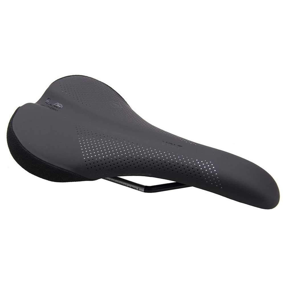 WTB Volt Medium Width Medium Padding Bike Saddle ? Steel Rails | Comfortable Mountain Bike Seat, 142mm Width Bike Seat | Durable, Contoured MTB Seat