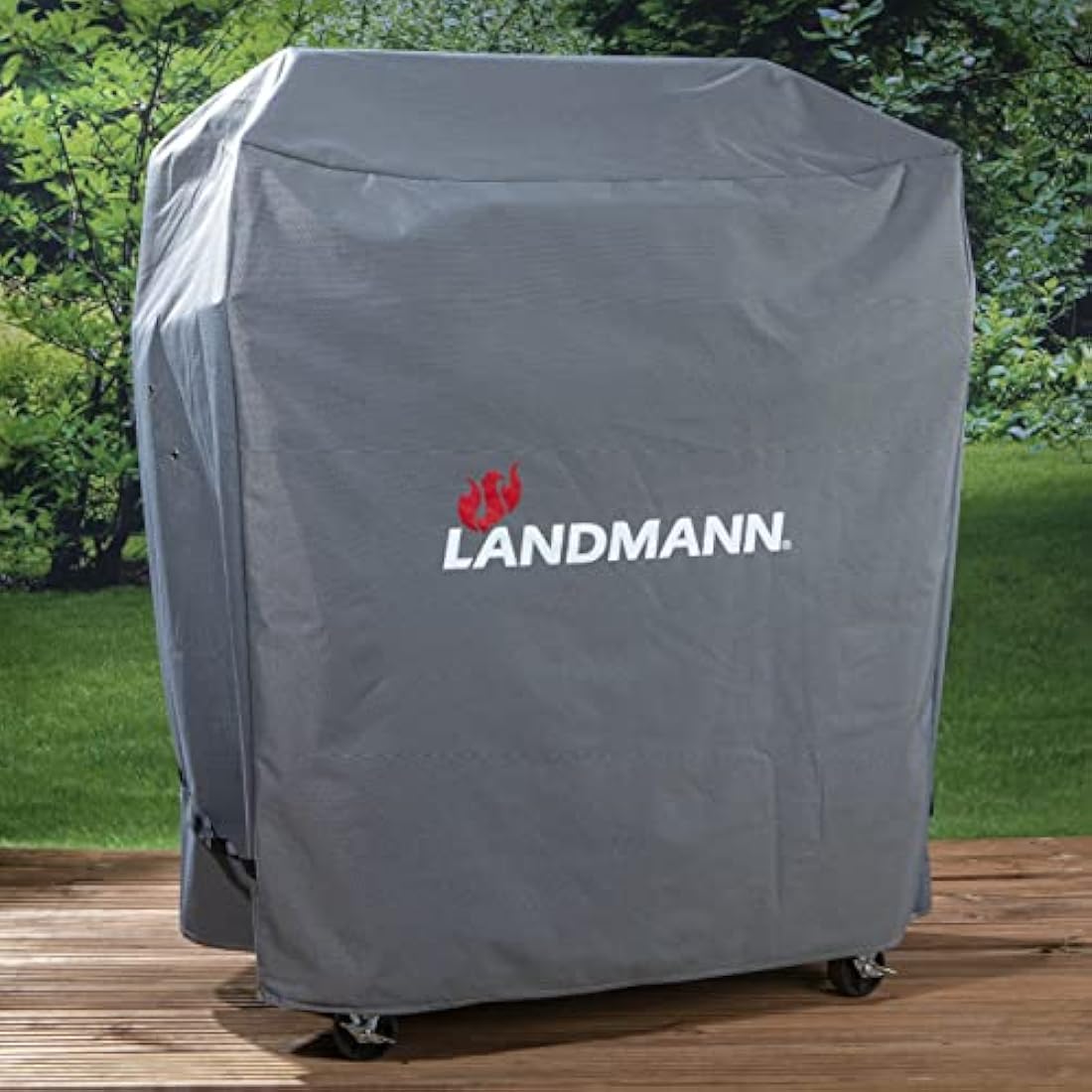 Landmann Premium weather protection cover made of robust polyester fabric and waterproof, UV-resistant, breathable and cold-resistant, suitable for Triton PTS 2.1 -maxX [59 x 127.5 03223 anthracite